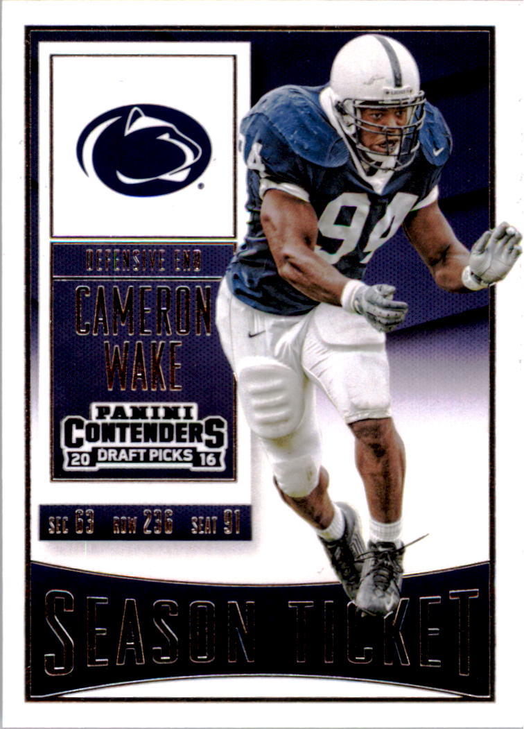 2016 Panini Contenders Draft Picks Football Card Pick (Base) - Picture 34 of 189