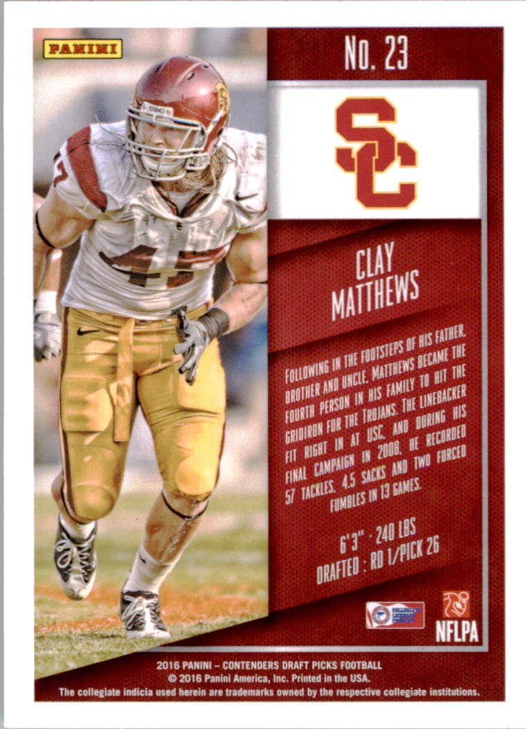 A4160- 2016 Panini Contenders Draft Picks Fb Karten -du Pick- 15 + Gratis US - Bild 25 von 402