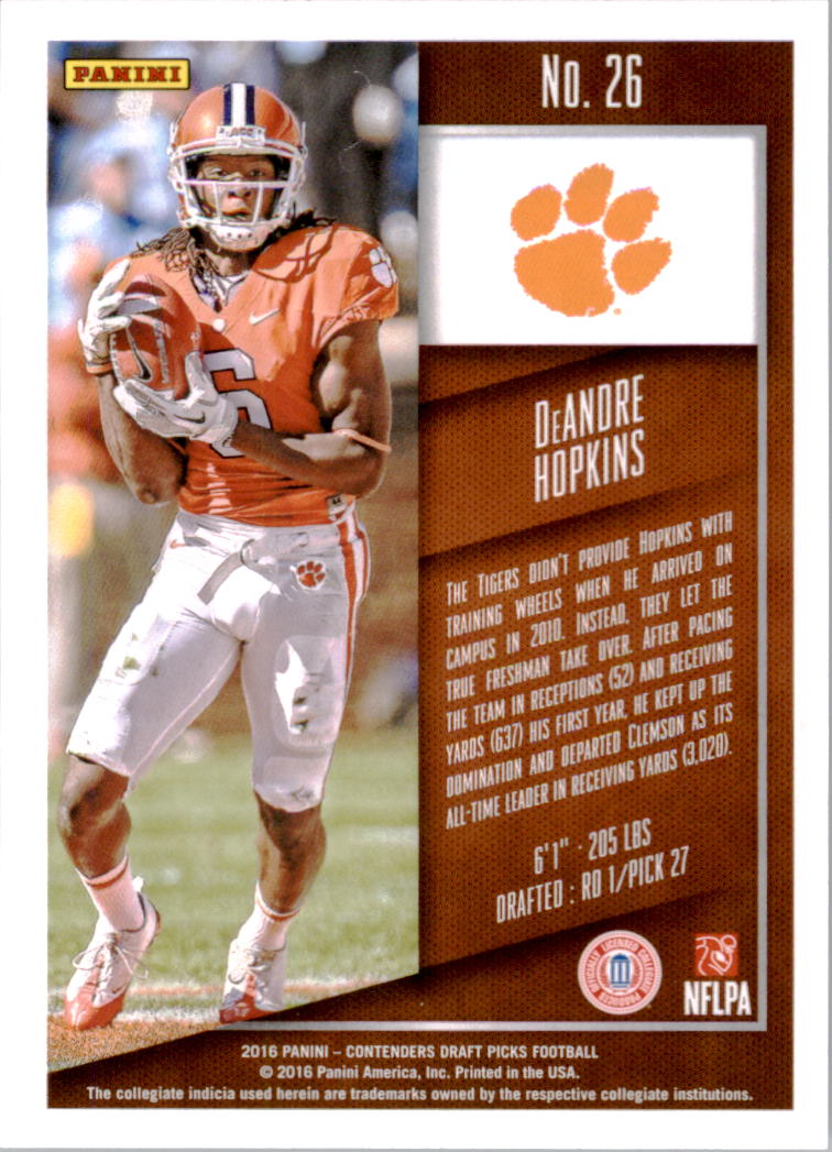 A4160- 2016 Panini Contenders Draft Picks Fb Karten -du Pick- 15 + Gratis US - Bild 31 von 402