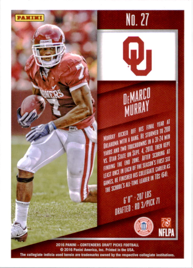 2016 Panini Contenders Draft Picks Football Card Pick (Base) - Picture 51 of 189
