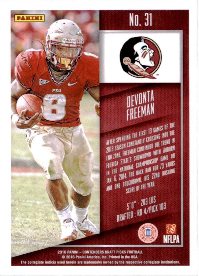 A4160- 2016 Panini Contenders Draft Picks Fb Karten -du Pick- 15 + Gratis US - Bild 41 von 402