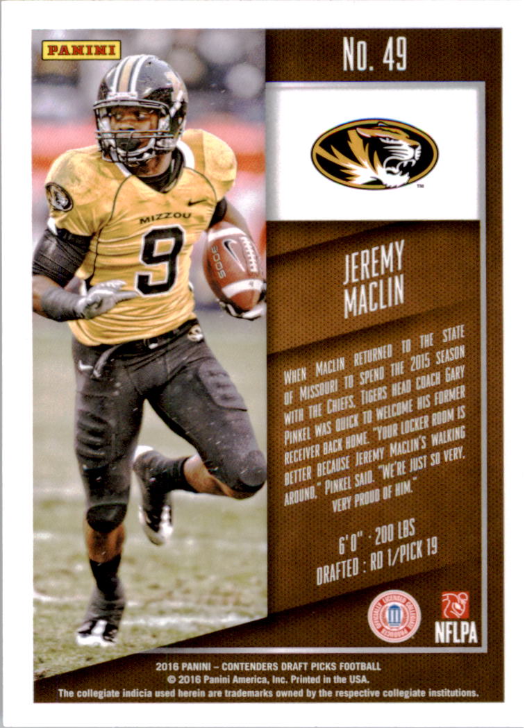A4160- 2016 Panini Contenders Draft Picks Fb Karten -du Pick- 15 + Gratis US - Bild 71 von 402