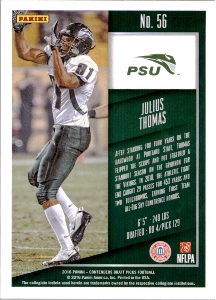A4160- 2016 Panini Contenders Draft Picks Fb Karten -du Pick- 15 + Gratis US - Bild 79 von 402