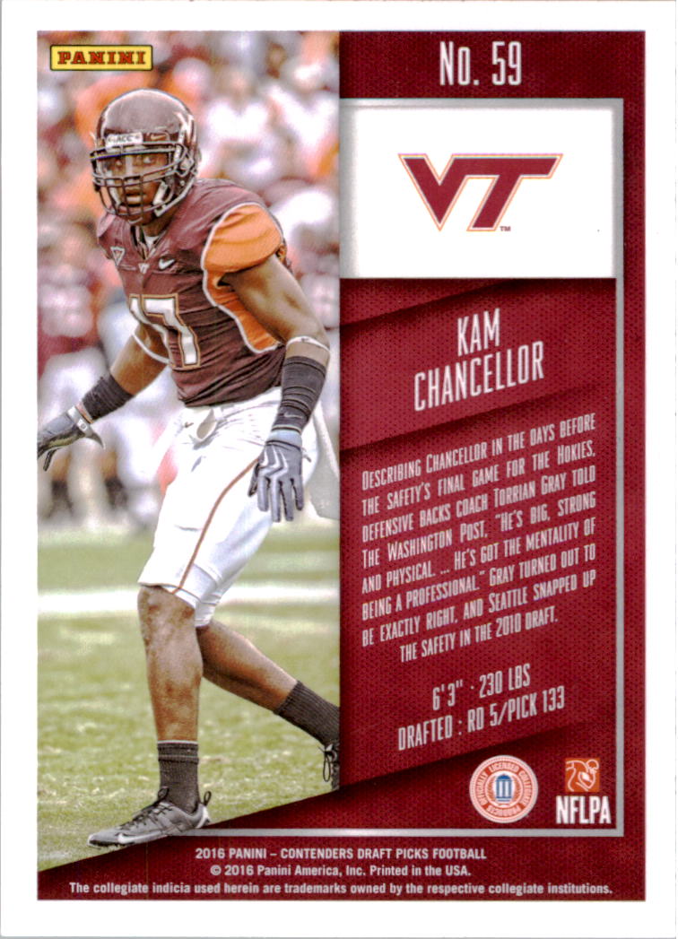 2016 Panini Contenders Draft Picks Football Card Pick (Base) - Picture 115 of 189