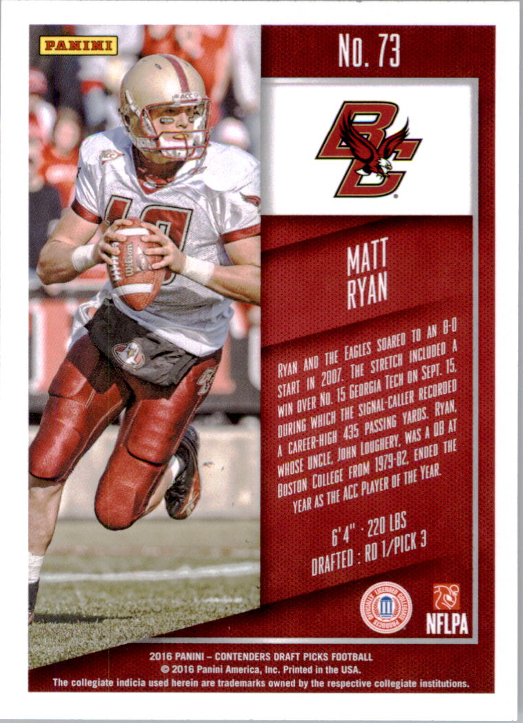 2016 Panini Contenders Draft Picks Football Card Pick (Base) - Picture 139 of 189