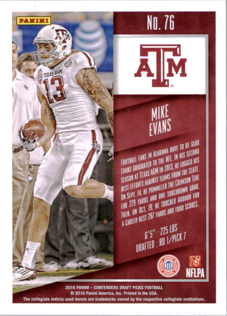 2016 Panini Contenders Draft Picks Football Card Pick (Base) - Picture 145 of 189