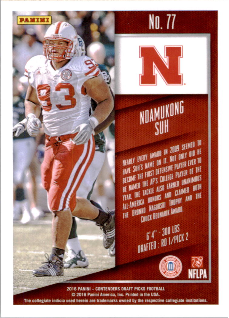 2016 Panini Contenders Draft Picks Football Card Pick (Base) - Picture 147 of 189