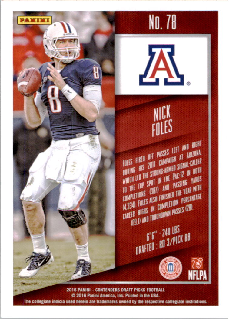 A4160- 2016 Panini Contenders Draft Picks Fb Karten -du Pick- 15 + Gratis US - Bild 107 von 402