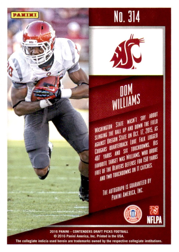 A4160- 2016 Panini Contenders Draft Picks Fb Karten -du Pick- 15 + Gratis US - Bild 153 von 402