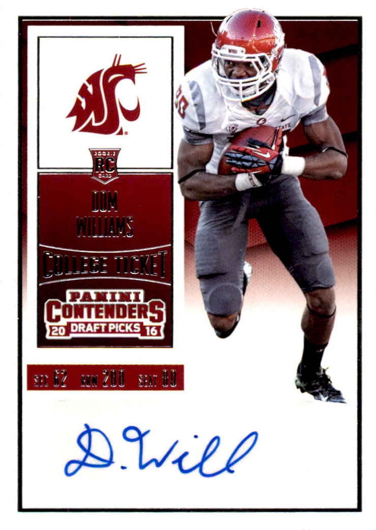 A4160- 2016 Panini Contenders Draft Picks FB Cards -You Pick- 15+ FREE US SHIP - Picture 154 of 404