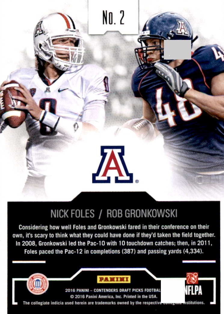 A4160- 2016 Panini Contenders Draft Picks Fb Karten -du Pick- 15 + Gratis US - Bild 178 von 402