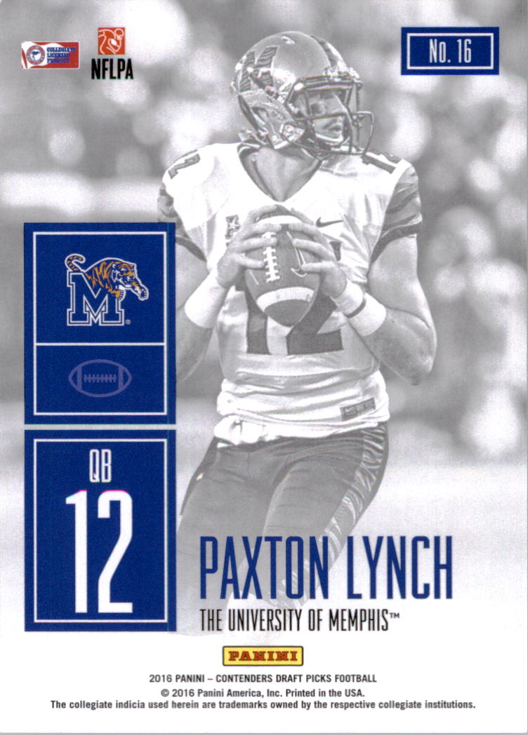 A4160- 2016 Panini Contenders Draft Picks Fb Karten -du Pick- 15 + Gratis US - Bild 224 von 402