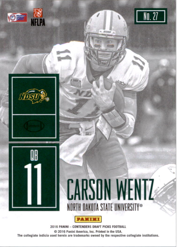 A4160- 2016 Panini Contenders Draft Picks Fb Karten -du Pick- 15 + Gratis US - Bild 244 von 402