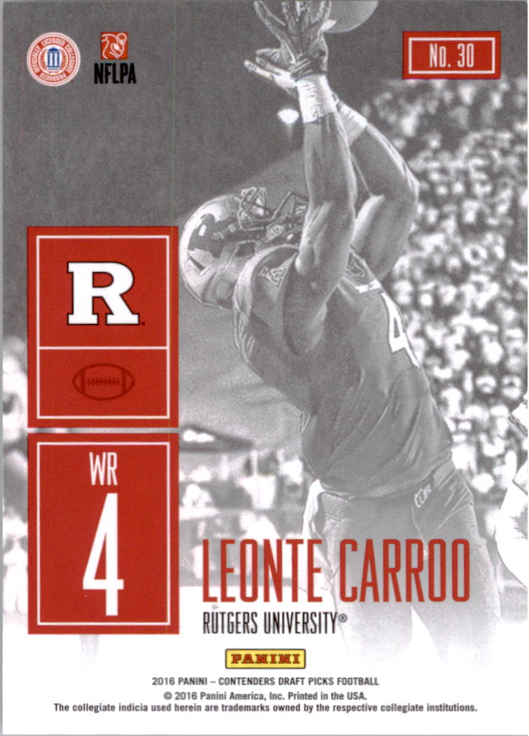 A4160- 2016 Panini Contenders Draft Picks Fb Karten -du Pick- 15 + Gratis US - Bild 250 von 402