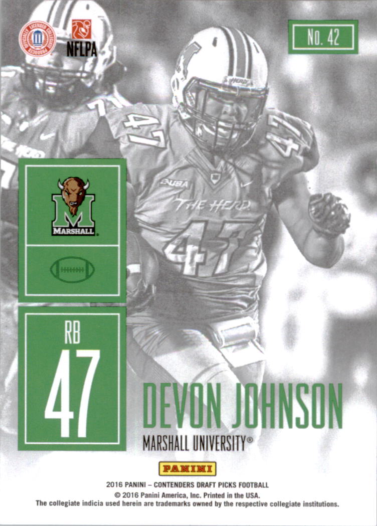 A4160- 2016 Panini Contenders Draft Picks Fb Karten -du Pick- 15 + Gratis US - Bild 274 von 402