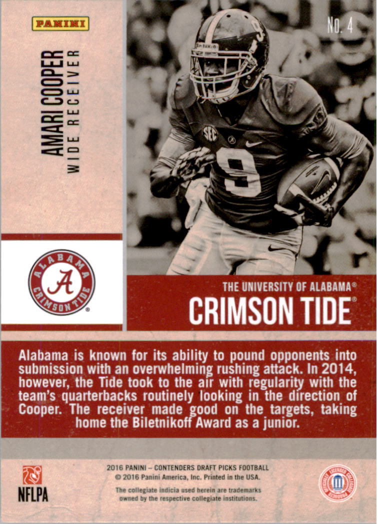 A4160- 2016 Panini Contenders Draft Picks Fb Karten -du Pick- 15 + Gratis US - Bild 284 von 402