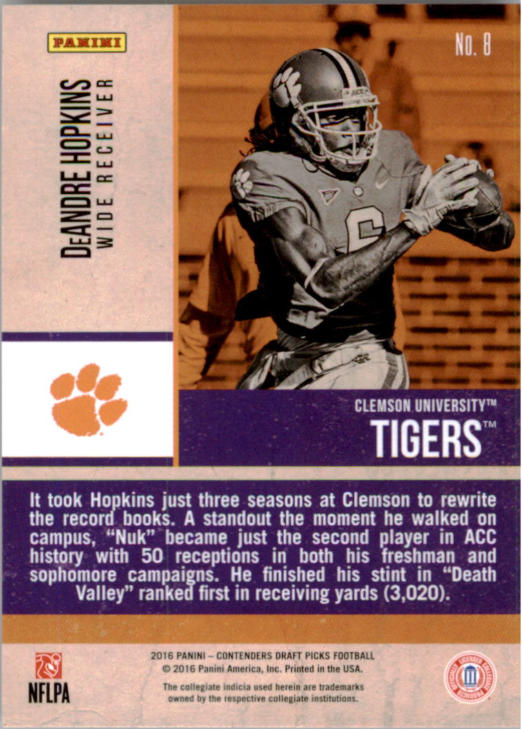 A4160- 2016 Panini Contenders Draft Picks FB Cards -You Pick- 15+ FREE US SHIP - Picture 294 of 404