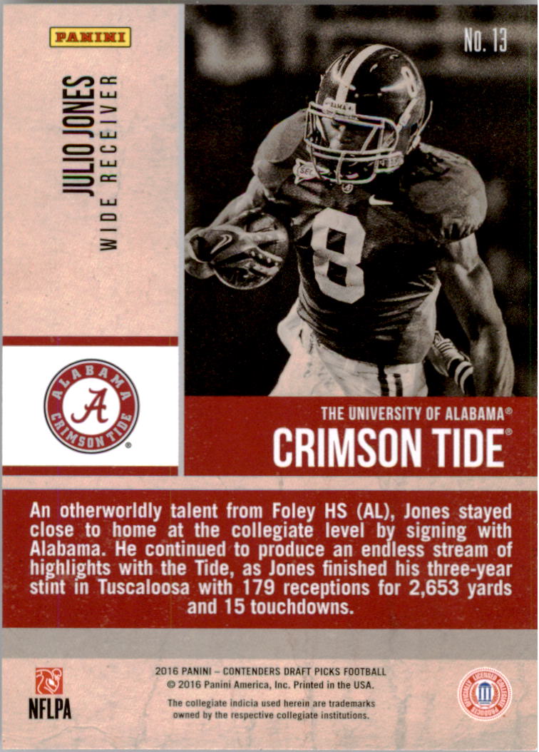 A4160- 2016 Panini Contenders Draft Picks Fb Karten -du Pick- 15 + Gratis US - Bild 302 von 402