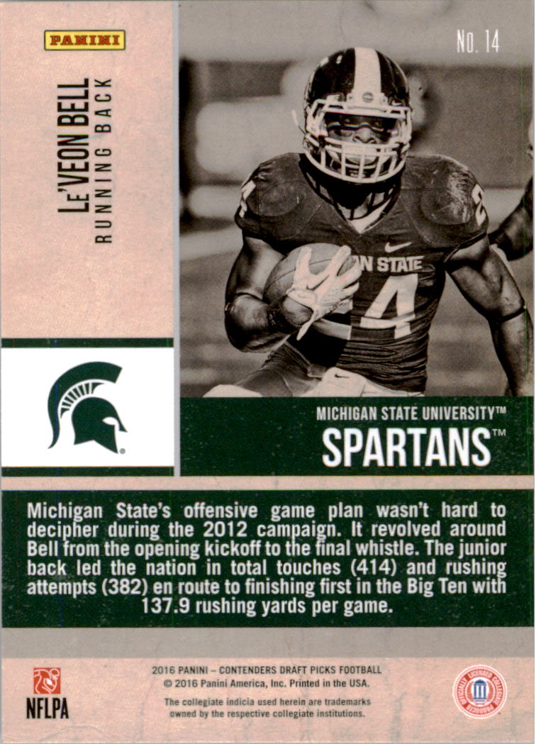 A4160- 2016 Panini Contenders Draft Picks Fb Karten -du Pick- 15 + Gratis US - Bild 304 von 402