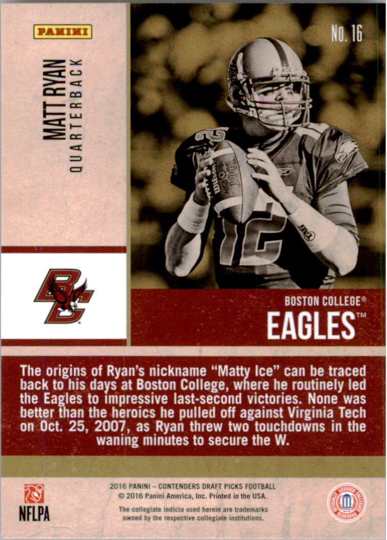 A4160- 2016 Panini Contenders Draft Picks Fb Karten -du Pick- 15 + Gratis US - Bild 308 von 402