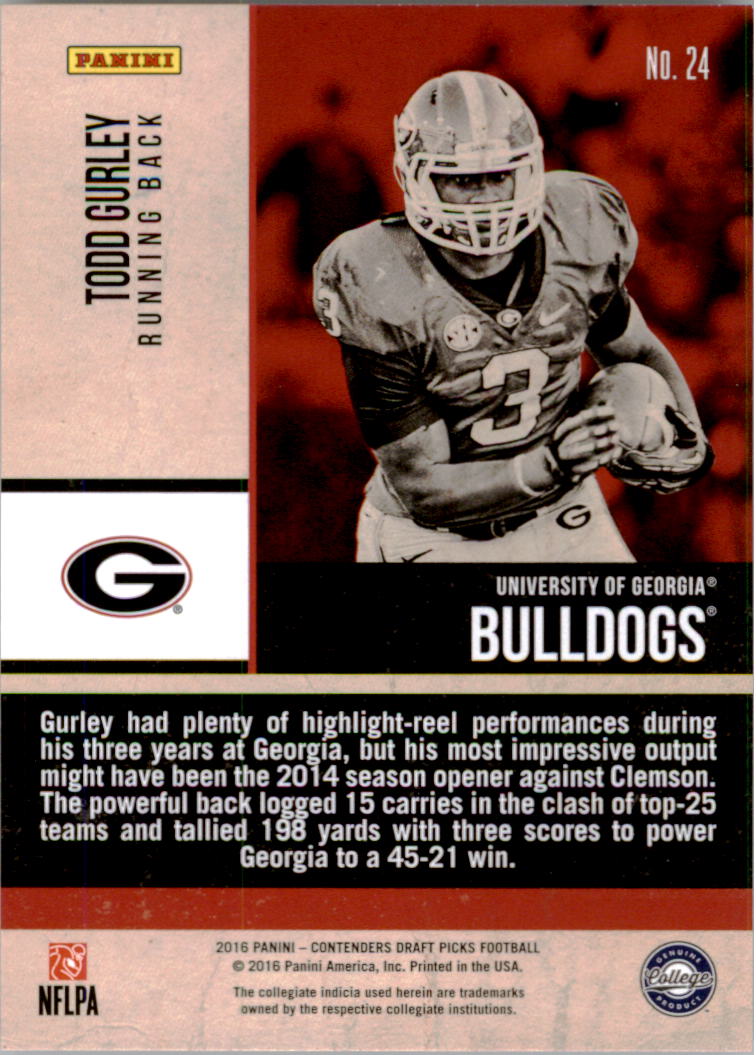 A4160- 2016 Panini Contenders Draft Picks Fb Karten -du Pick- 15 + Gratis US - Bild 324 von 402