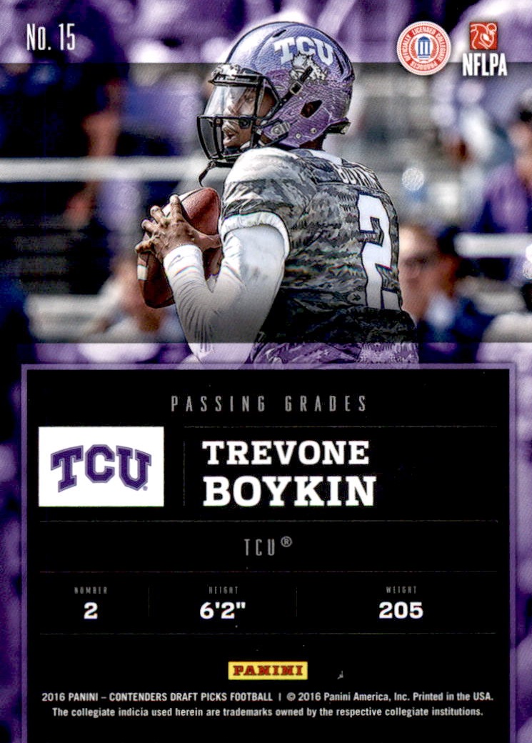 A4160- 2016 Panini Contenders Draft Picks Fb Karten -du Pick- 15 + Gratis US - Bild 340 von 402