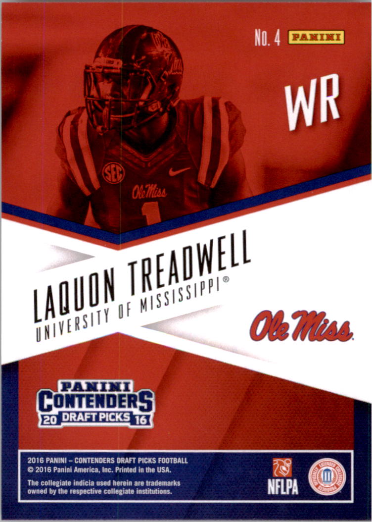 A4160- 2016 Panini Contenders Draft Picks Fb Karten -du Pick- 15 + Gratis US - Bild 370 von 402