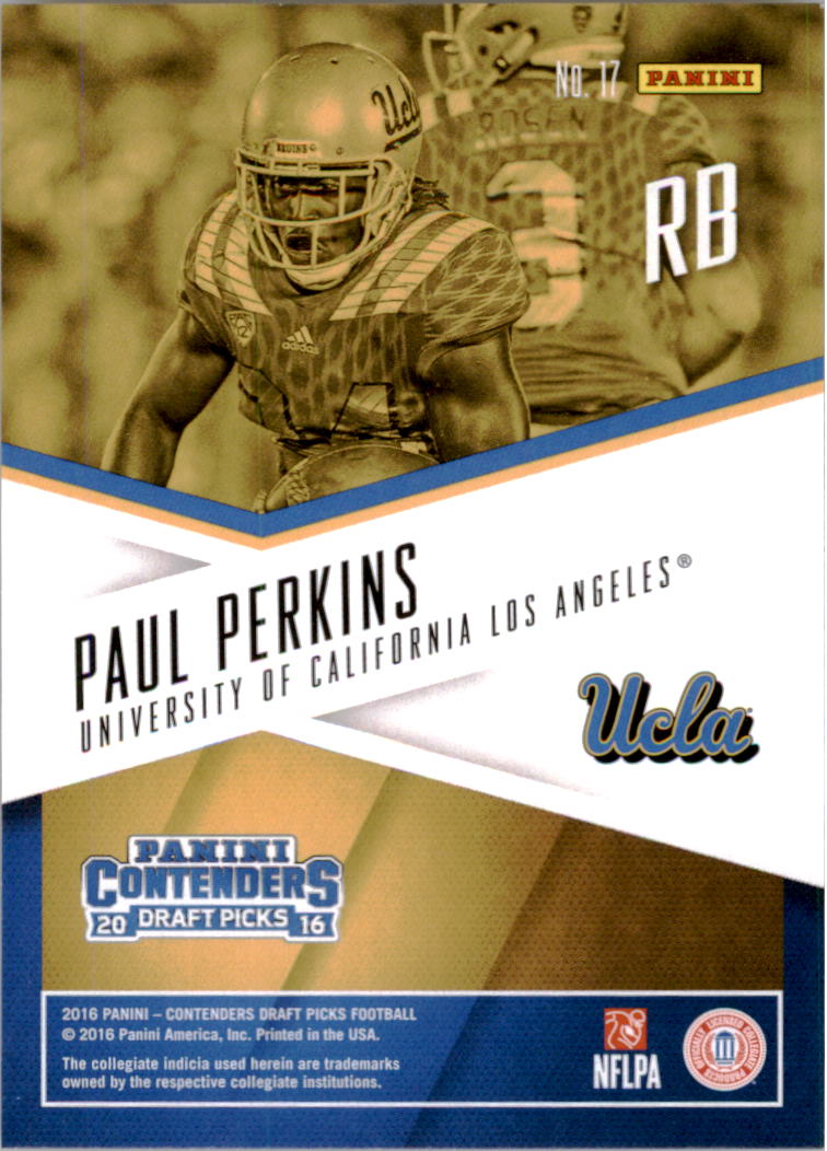 A4160- 2016 Panini Contenders Draft Picks Fb Karten -du Pick- 15 + Gratis US - Bild 390 von 402