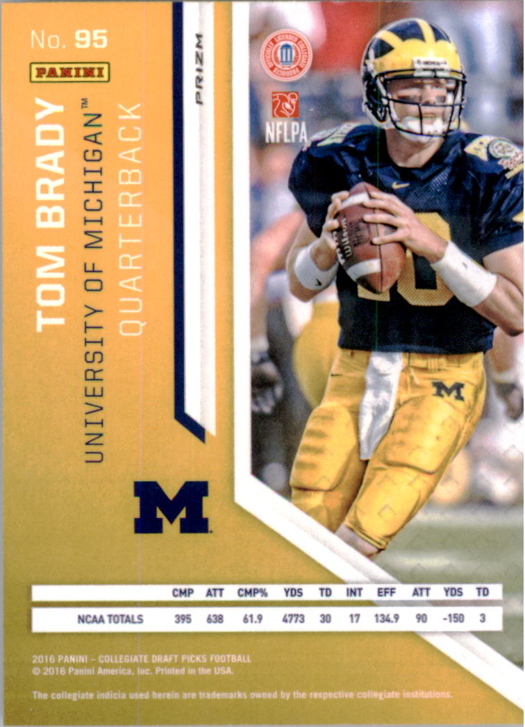 2016 Panini Prizm Draft Picks Prizms #95 Tom Brady