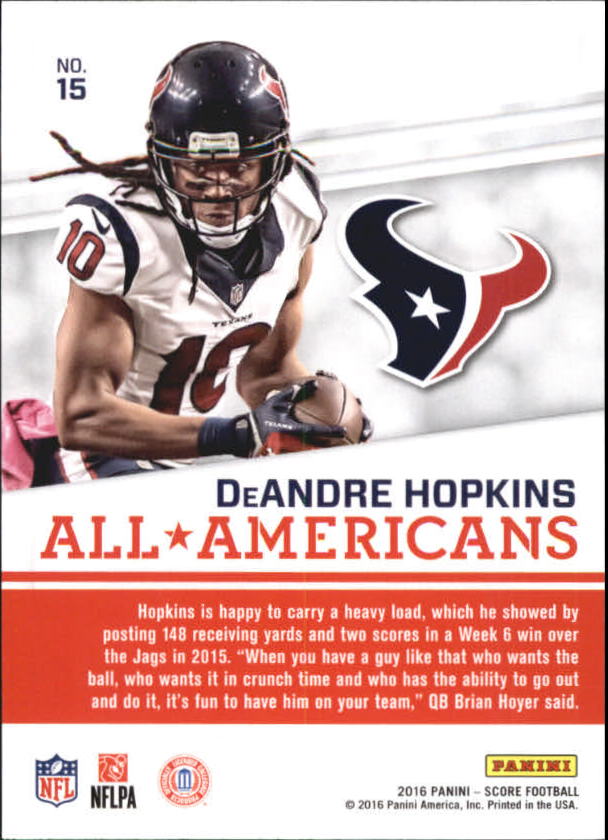 A4270- 2016 Score Football Insert +Parallel Cards1 -You Pick- 15+ FREE US SHIP - Picture 334 of 453