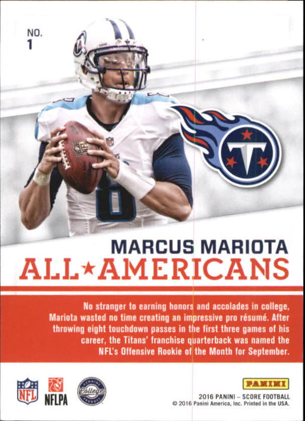 A4270- 2016 Score Football Insert +Parallel Cards1 -You Pick- 15+ FREE US SHIP - Picture 123 of 453