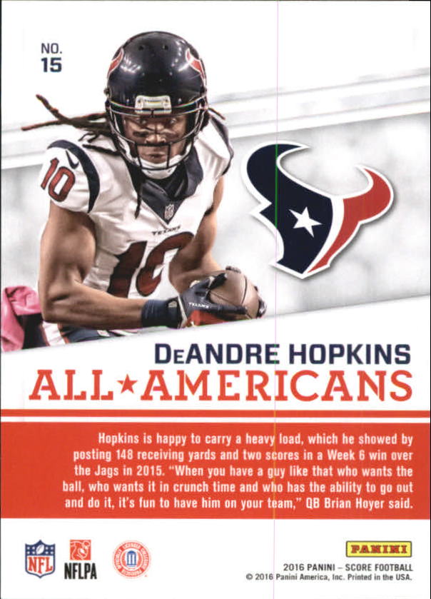 A4270- 2016 Score Football Insert +Parallel Cards1 -You Pick- 15+ FREE US SHIP - Picture 125 of 453