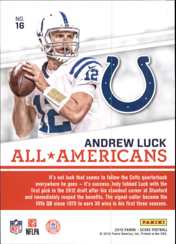A4270- 2016 Score Football Insert +Parallel Cards1 -You Pick- 15+ FREE US SHIP - Picture 143 of 453