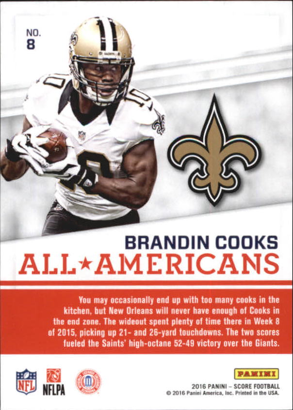 A4270- 2016 Score Football Insert +Parallel Cards1 -You Pick- 15+ FREE US SHIP - Picture 176 of 453