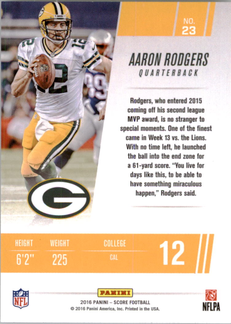 A4270- 2016 Score Football Insert +Parallel Cards1 -You Pick- 15+ FREE US SHIP - Picture 390 of 453
