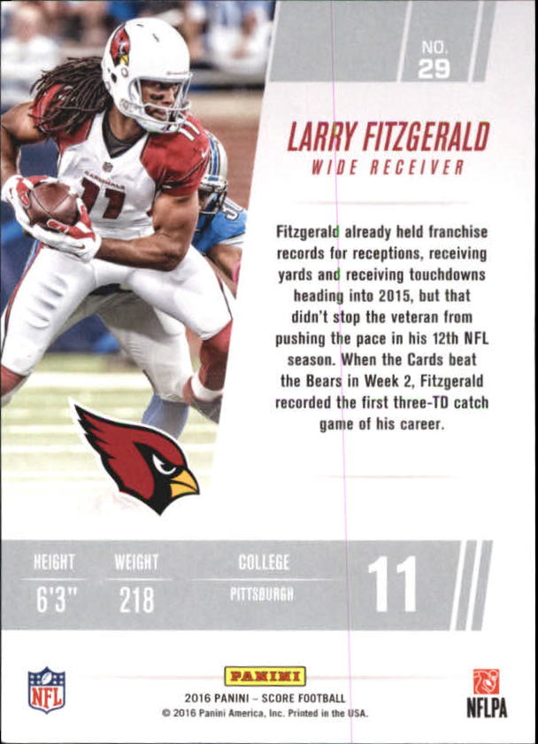 A4270- 2016 Score Football Insert +Parallel Cards1 -You Pick- 15+ FREE US SHIP - Picture 160 of 453