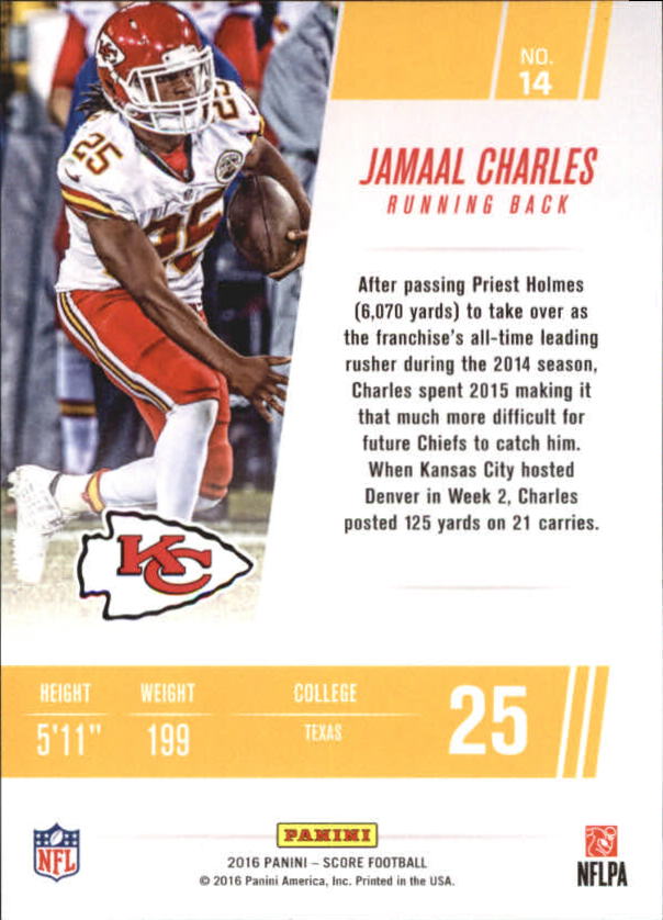 A4270- 2016 Score Football Insert +Parallel Cards1 -You Pick- 15+ FREE US SHIP - Picture 417 of 453