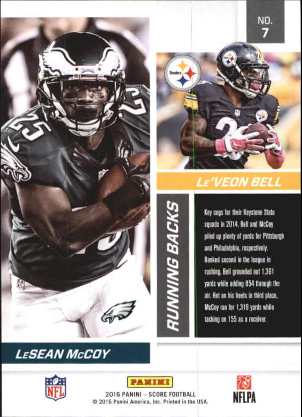 A4270- 2016 Score Football Insert +Parallel Cards1 -You Pick- 15+ FREE US SHIP - Picture 170 of 453