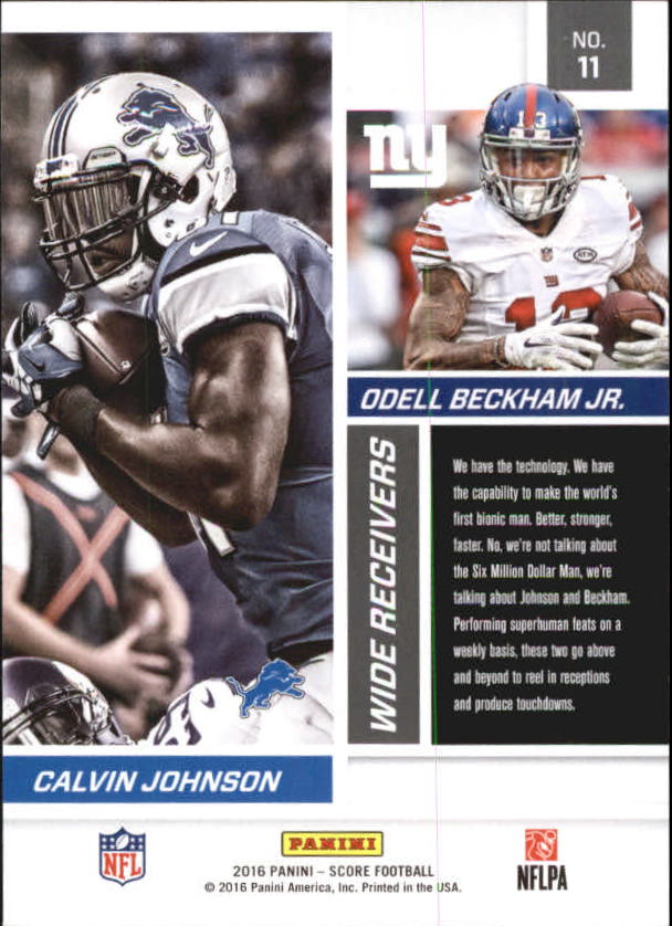 A4270- 2016 Score Football Insert +Parallel Cards1 -You Pick- 15+ FREE US SHIP - Picture 139 of 453