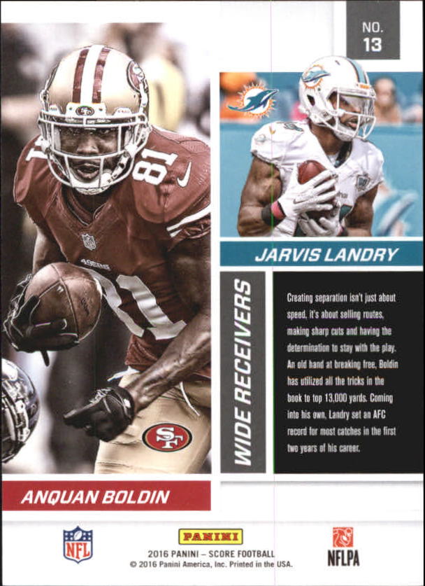 A4270- 2016 Score Football Insert +Parallel Cards1 -You Pick- 15+ FREE US SHIP - Picture 158 of 453