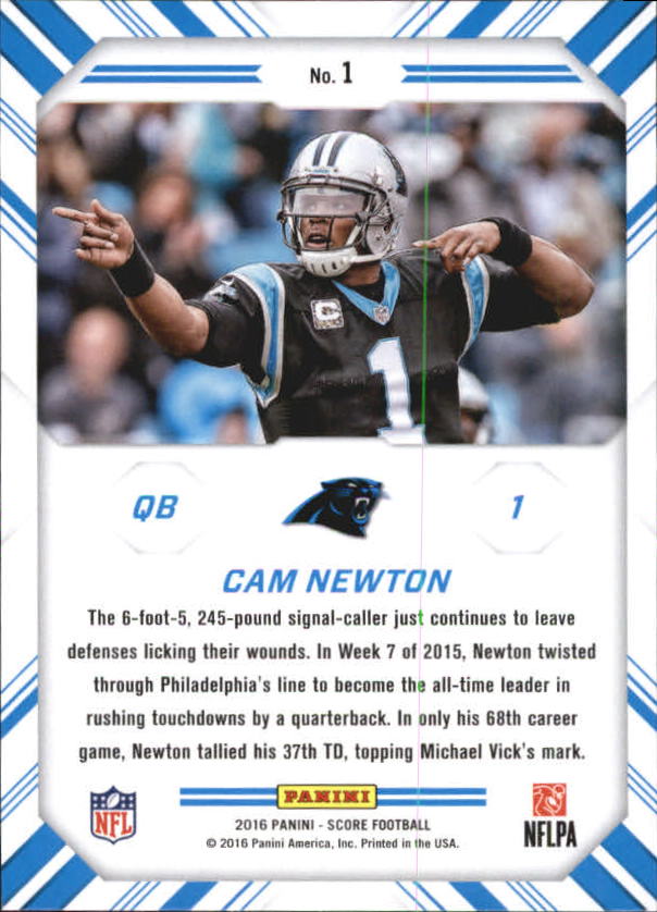 A4270- 2016 Score Football Insert +Parallel Cards1 -You Pick- 15+ FREE US SHIP - Picture 210 of 453