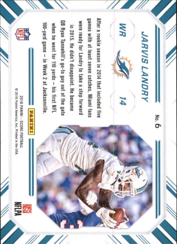 A4270- 2016 Score Football Insert +Parallel Cards1 -You Pick- 15+ FREE US SHIP - Picture 299 of 453