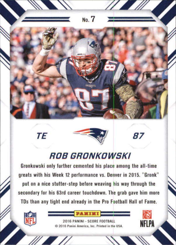 A4270- 2016 Score Football Insert +Parallel Cards1 -You Pick- 15+ FREE US SHIP - Picture 321 of 453