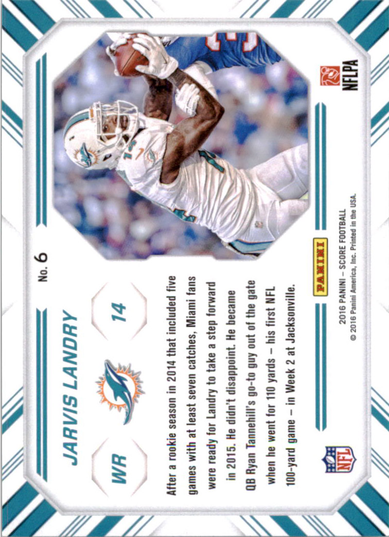 A4270- 2016 Score Football Insert +Parallel Cards1 -You Pick- 15+ FREE US SHIP - Picture 342 of 453