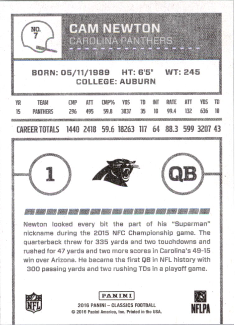 A0711- 2016 Classics Football Card #'s 1-286 -You Pick- 15+ FREE US SHIP - Picture 15 of 323