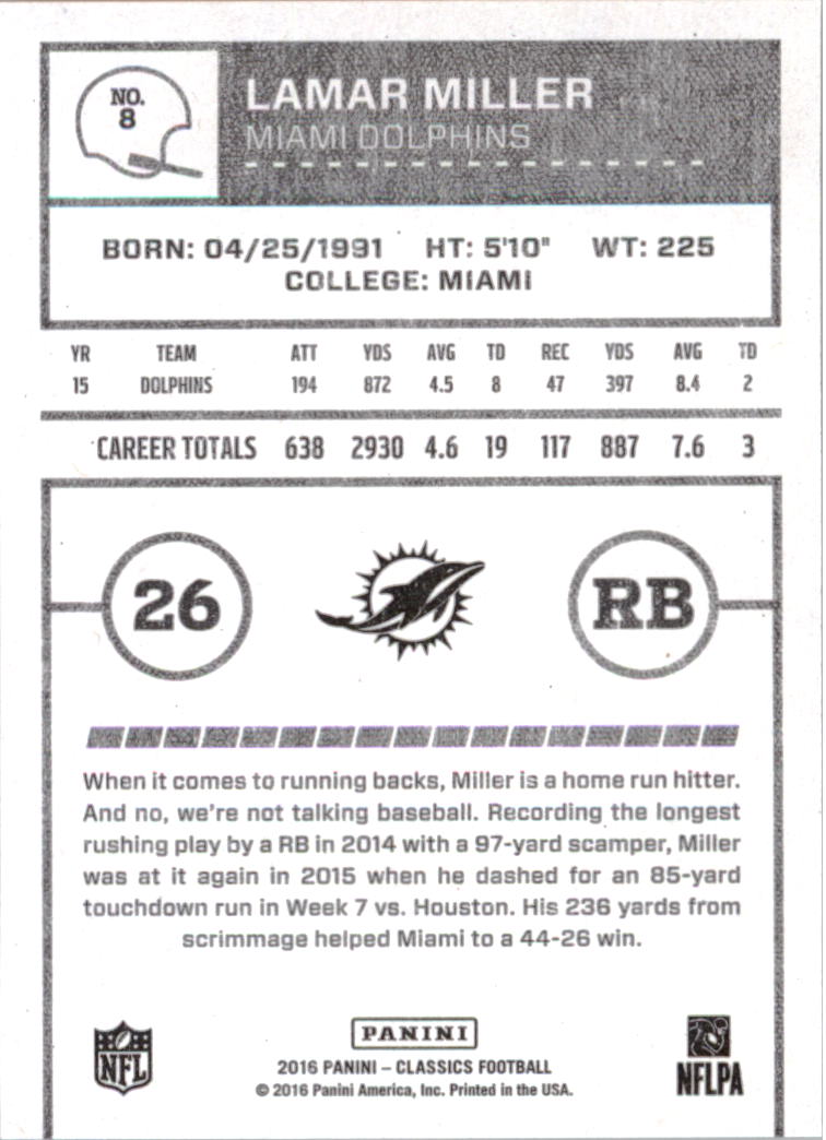 A0711- 2016 Classics Football Card #'s 1-286 -You Pick- 15+ FREE US SHIP - Picture 17 of 323