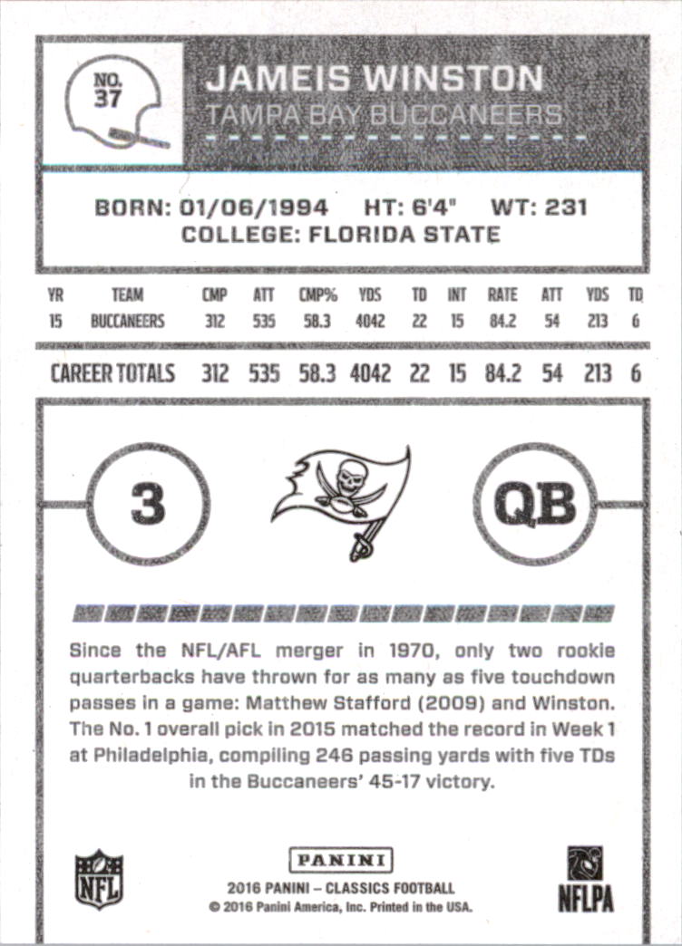 A0711- 2016 Classics Football Card #'s 1-286 -You Pick- 15+ FREE US SHIP - Picture 65 of 323