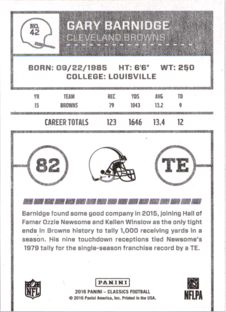 A0711- 2016 Classics Football Card #'s 1-286 -You Pick- 15+ FREE US SHIP - Picture 75 of 323