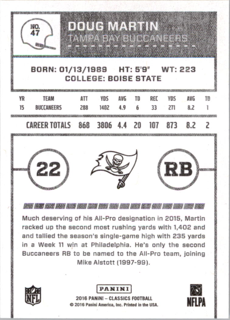 A0711- 2016 Classics Football Card #'s 1-286 -You Pick- 15+ FREE US SHIP - Picture 85 of 323