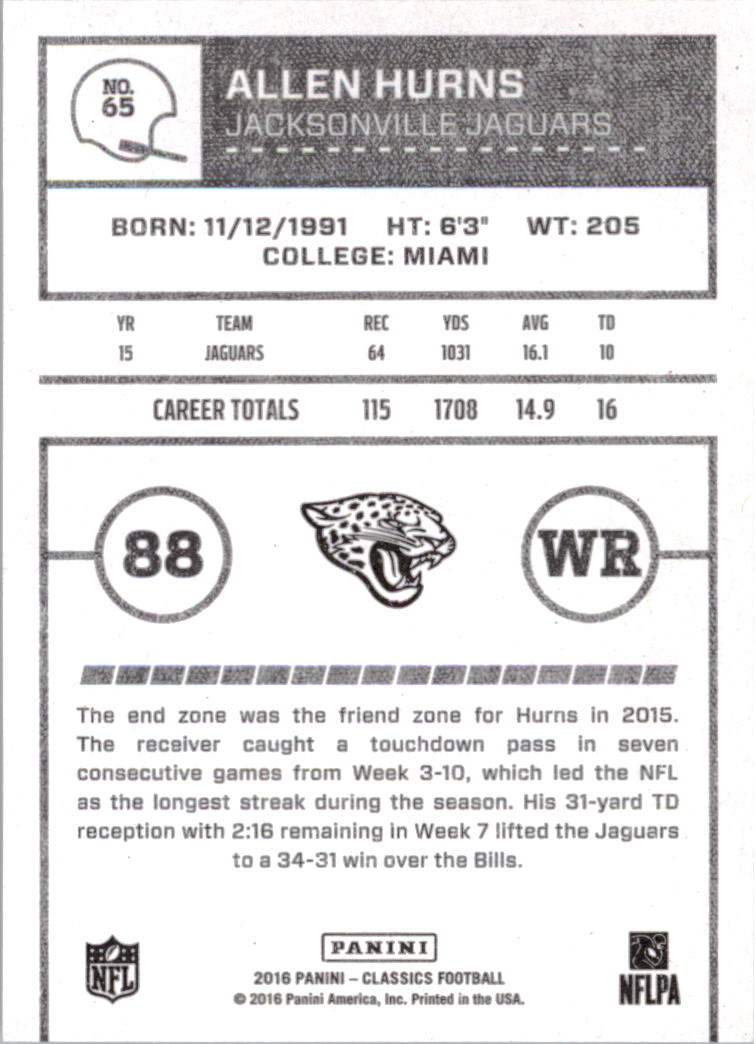 A0711- 2016 Classics Football Card #'s 1-286 -You Pick- 15+ FREE US SHIP - Picture 119 of 323